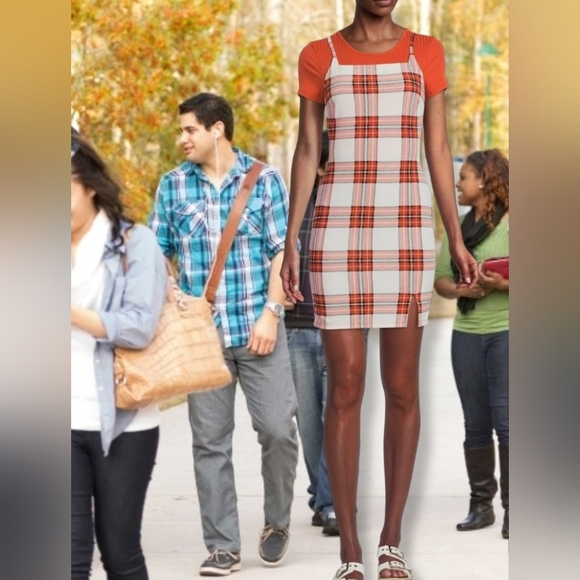 90s Style Clueless Dress Mini Mint Condition No Flaws FREE WITH PURCHASE! - Picture 4 of 15